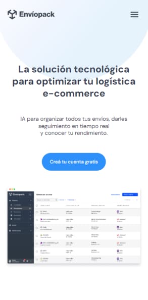 enviopack website